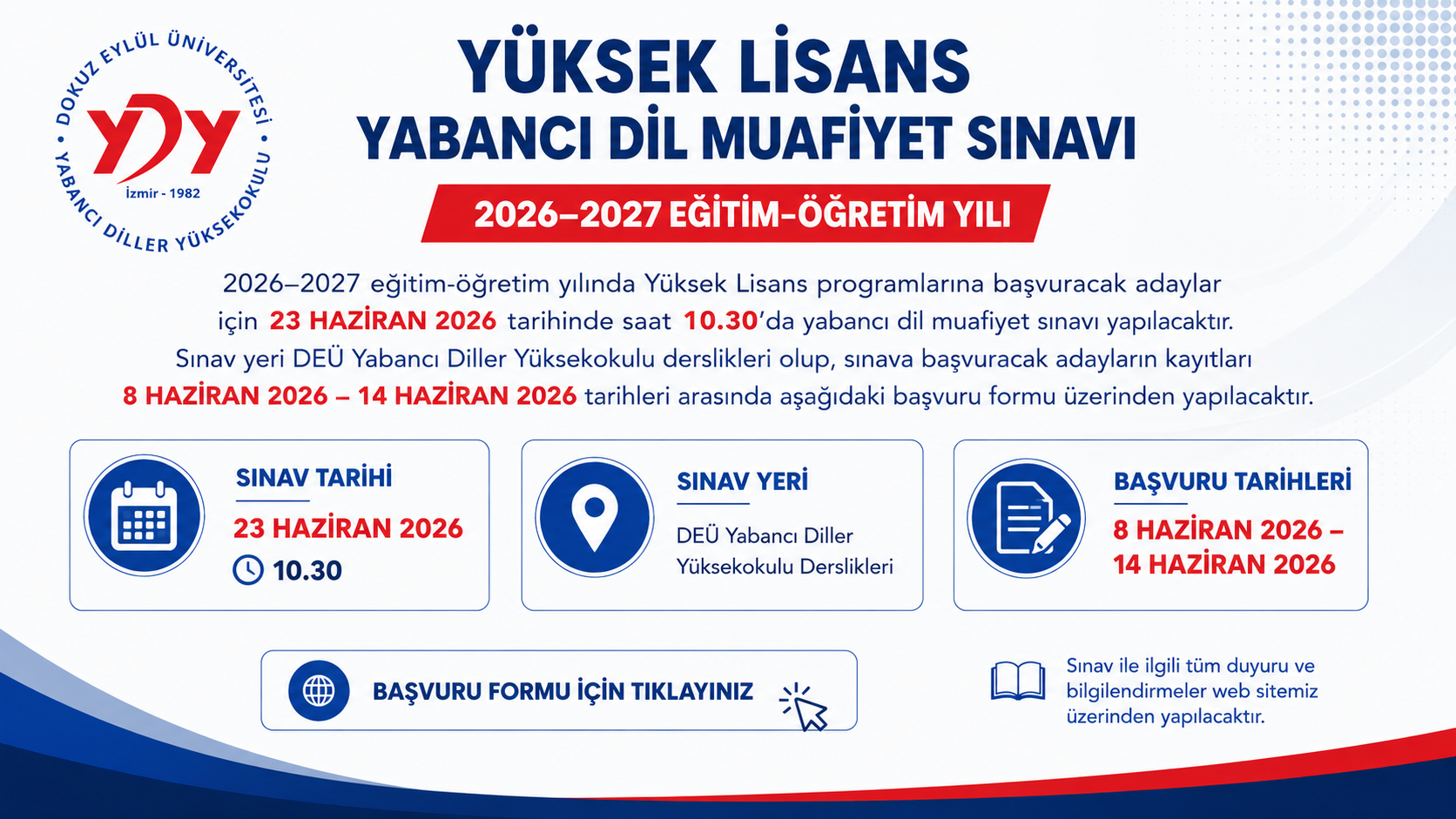 Yüksek Lisans Yabancı Dil Sınavı