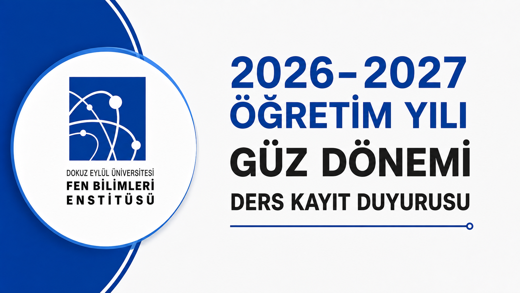 2026-2027 Öğretim Yılı Güz Dönemi Ders Kayıt Duyurusu